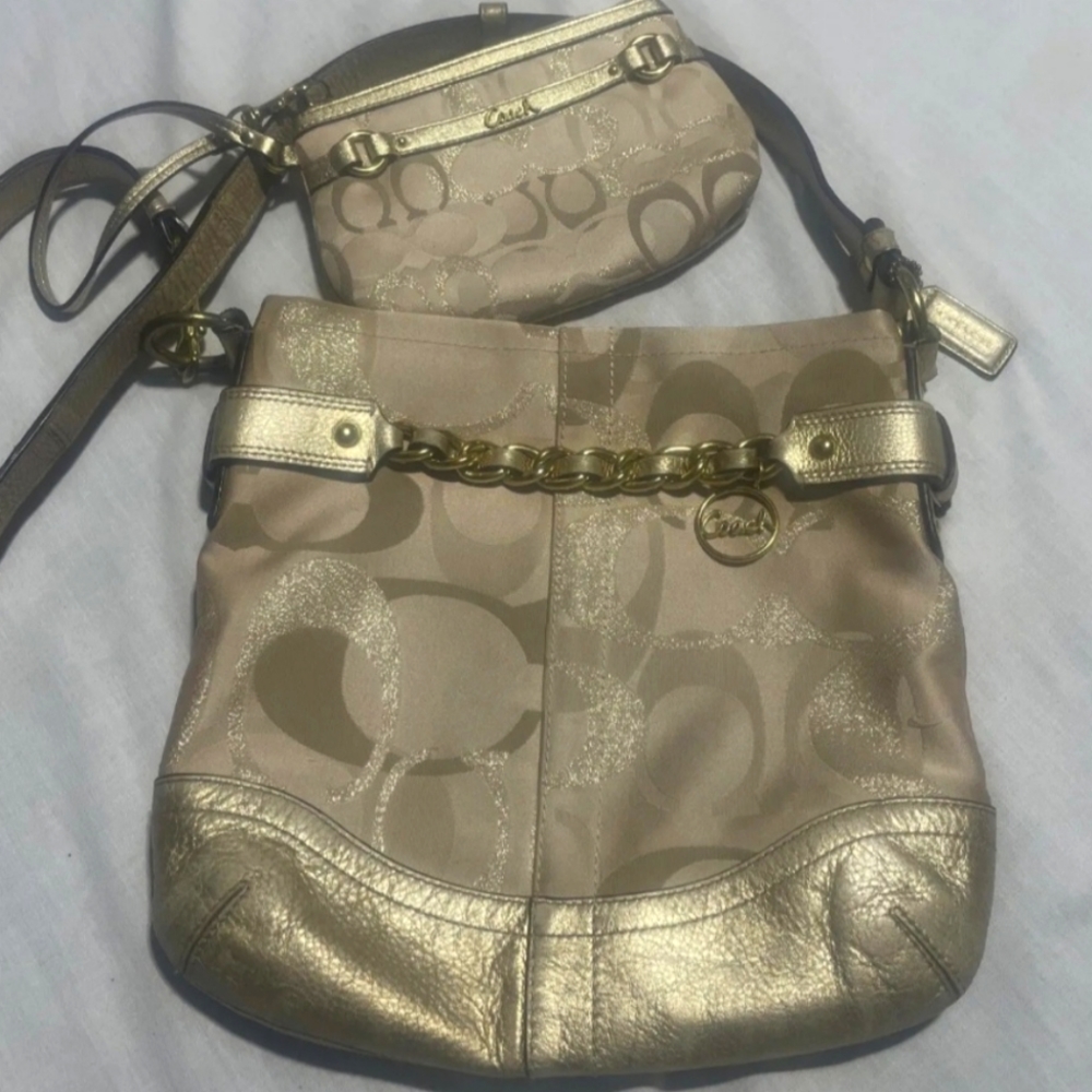 Coach purse Crossbody and Wristlet bundle lot